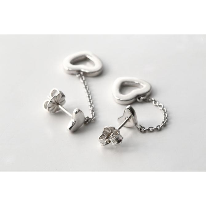 レディース　ティファニー ＴＩＦＦＡＮＹ＆ＣＯ. (ティファニー)　ハート リンク ドロップ ピアス    並行輸入品 | TIFFANY&Co. | 08
