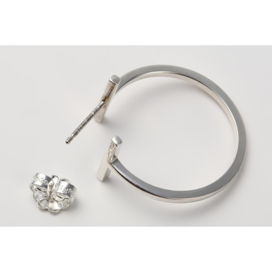 レディース　ティファニー プレゼントＴＩＦＦＡＮＹ＆ＣＯ. (ティファニー)　　T ワイヤー フープ ピアス   並行輸入品 | TIFFANY&Co. | 07