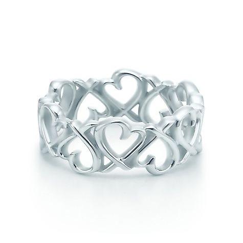 リング  　レディース　 プレゼント　ＴＩＦＦＡＮＹ＆ＣＯ. (ティファニー)　ラビングハートバンドリング　 並行輸入品 | TIFFANY&Co. | 01