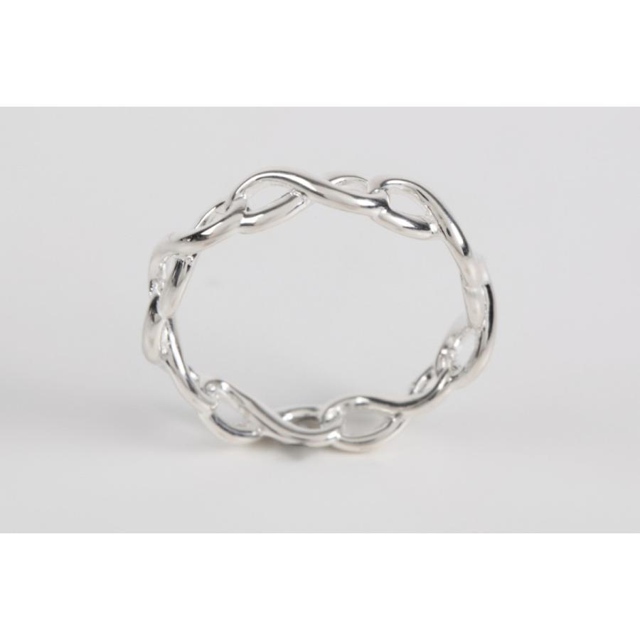 リング　クリスマスセール  ＴＩＦＦＡＮＹ＆ＣＯ. (ティファニー)　インフィニティ ナロー バンドリング スターリング スターリング 　 並行輸入品 | TIFFANY&Co. | 08