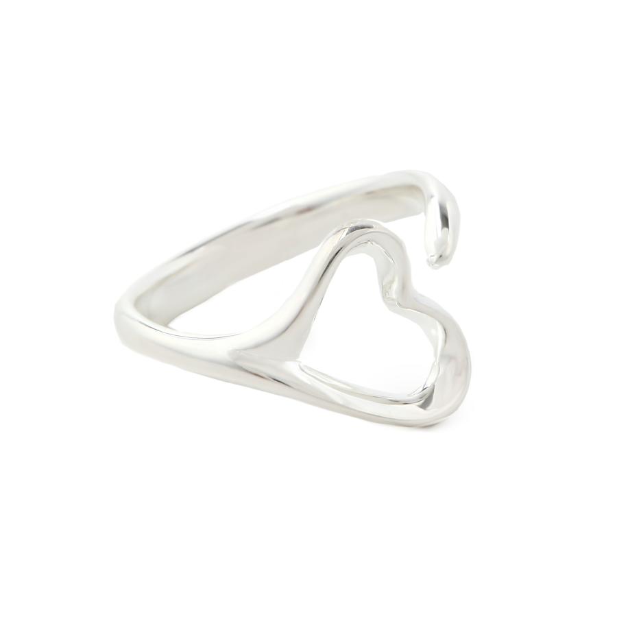 【美品】ティファニー オープンハートリング TIFFANY&Co. リング レディース プレゼント