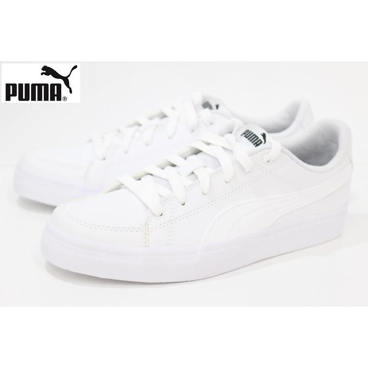 白靴 通学靴 レディース スニーカー プーマ コートポイント Puma Court Point Vulc V2 Bg 02 Puma White 02 岸山履物店 Yahoo ショップ 通販 Yahoo ショッピング