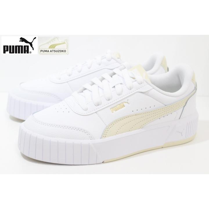 PUMA（プーマ） 厚底シューズ レディース スニーカー PUMA Carina Mia 402637 03 puma white ...