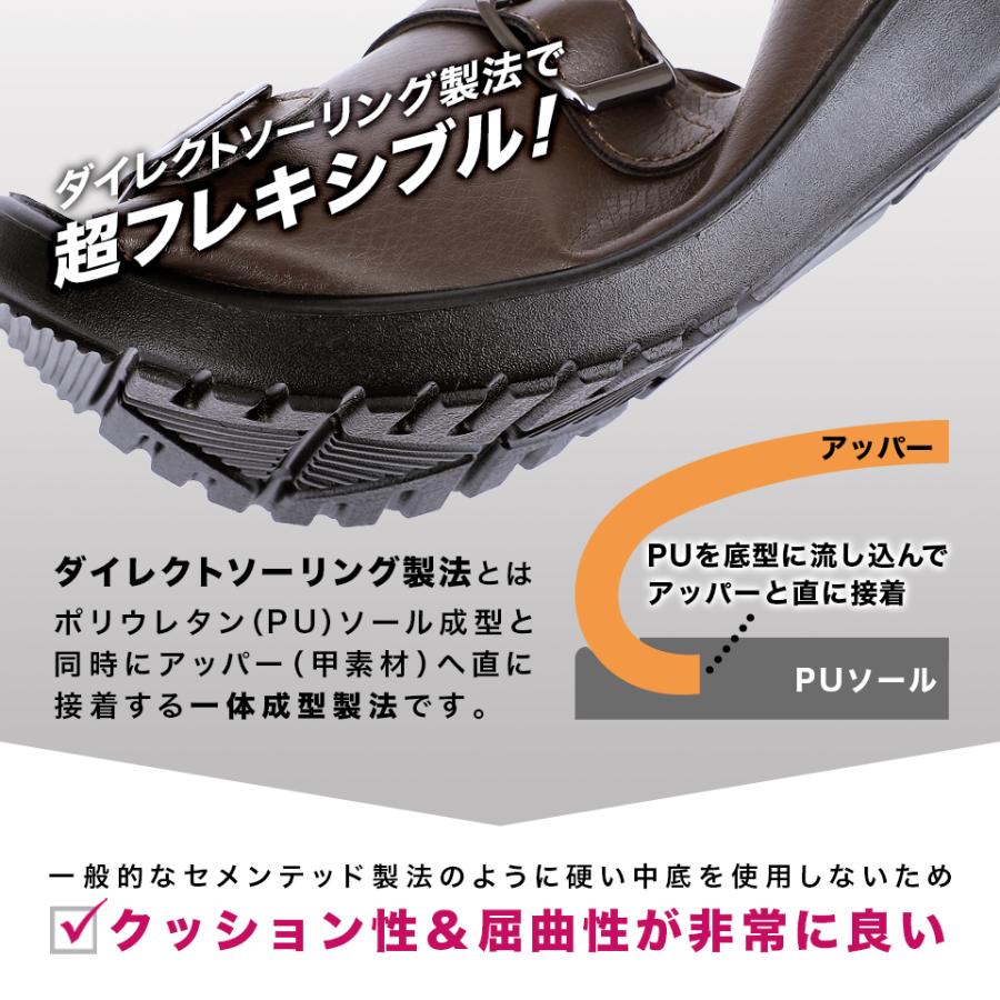 紳士用 つっかけ メンズ サンダル ヘップ 最終決算 6022 Pansy Black パンジー Brown