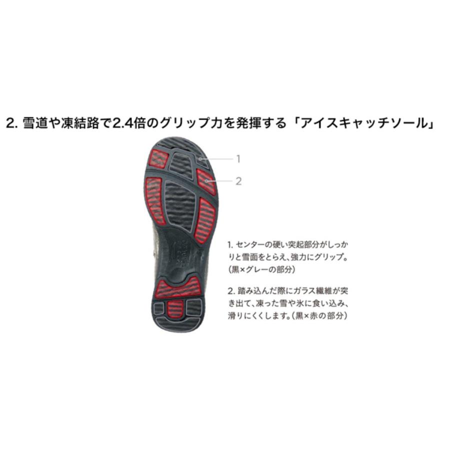 メンズ ウォーキングシューズ ヨネックス パワークッション アイスキャッチソール YONEX M30HS BLACK｜kishiyama-hakimono｜09