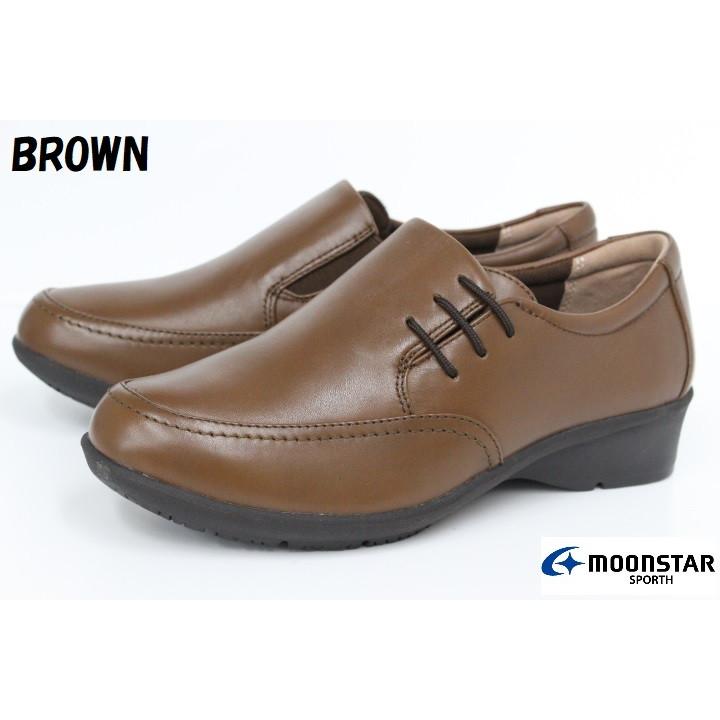 本革 レディース コンフォートシューズ ムーンスター スポルス Moonstar Sporth Sps1032 Brown Sps1032 岸山履物店 Yahoo ショップ 通販 Yahoo ショッピング