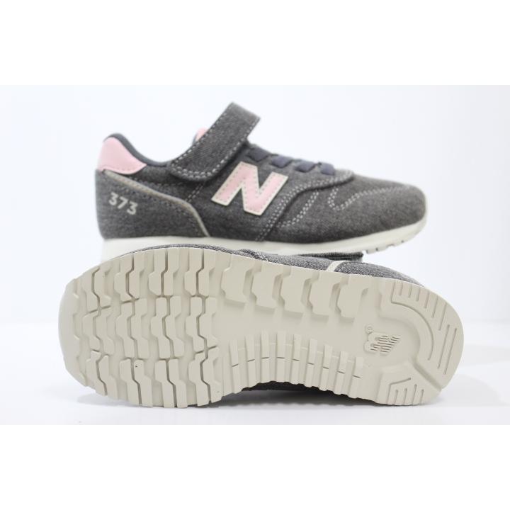 ニューバランス ジュニア シューズ マジックベルトタイプ NB new balance YV373 DC2 GRAY DENIM｜kishiyama-hakimono｜02