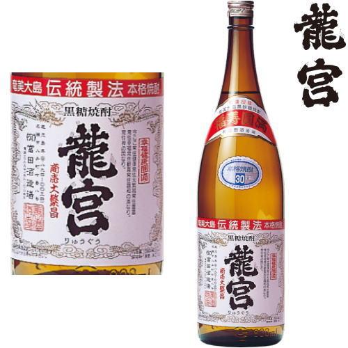 龍宮 かめ仕込み 30度 1800ml 黒糖焼酎 富田酒造 りゅうぐう 鹿児島県