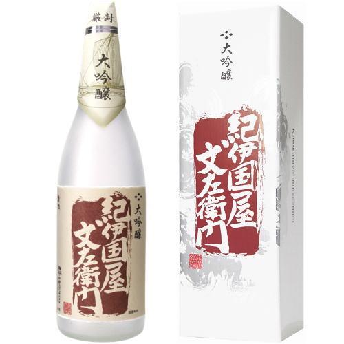 紀伊国屋文左衛門 大吟醸 紅 1800ml 化粧箱入り 紀州 地酒 和歌山県 日本酒 中野BC きのくにやぶんざえもん｜kishuichibanya