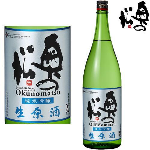 奥の松 純米吟醸 生原酒 1800ml 2026年 令和八年 日本酒 奥の松酒造 純