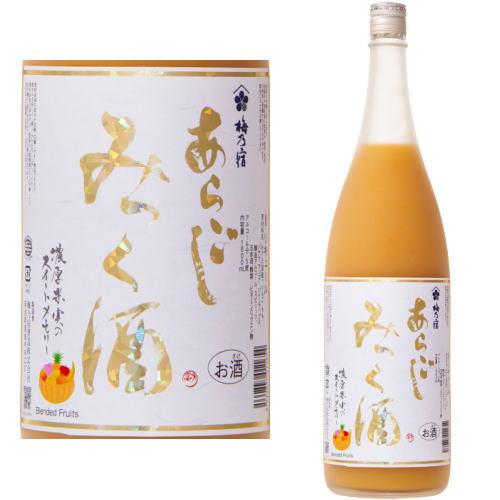 梅乃宿酒造 梅乃宿 あらごし みっく酒 1800ml 奈良県 梅の宿