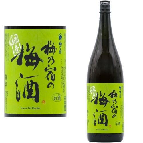 梅乃宿酒造 梅乃宿 緑茶梅酒 1800ml 梅酒 奈良県 梅の宿 うめのやど