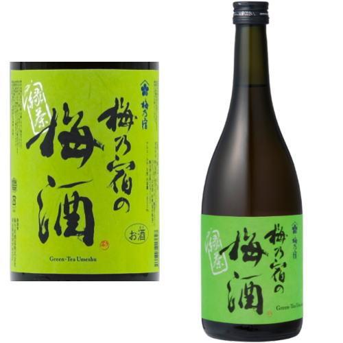梅乃宿酒造 梅乃宿 緑茶梅酒 720ml 梅酒 奈良県 梅の宿 うめのやど
