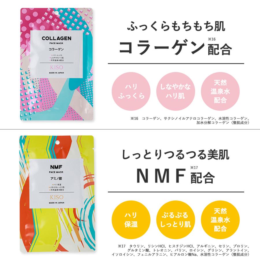 KISO パック シートマスク 30枚セット ギフト 高濃度 美容原液 配合  