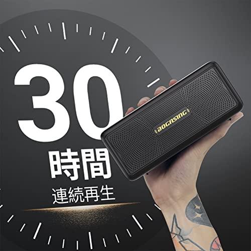 M5 BOGASING M5 Bluetoothスピーカー ポータブル ワイヤレス スピーカー 360度サウンド 40W出力 大音量