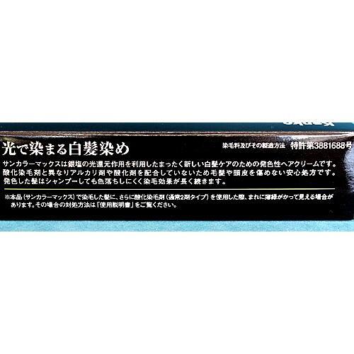 サンカラーマックス 白髪染め ケンコー 光で染める ヘアクリーム 白髪