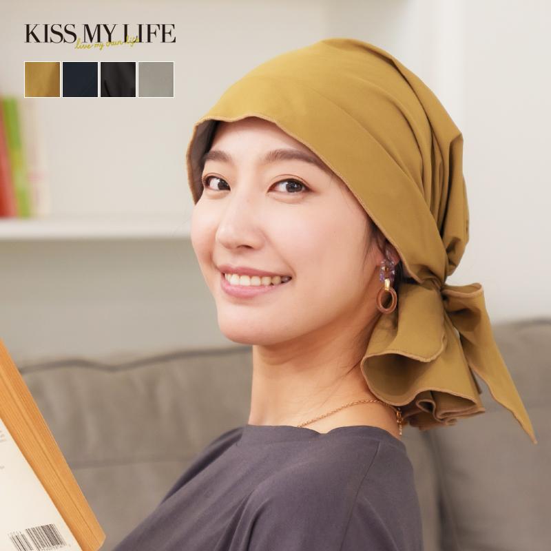 医療用帽子 ケア帽子 バンダナタイプ かわいい おしゃれ コットン100