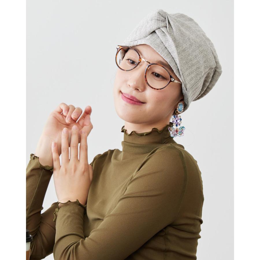 医療用帽子 ケア帽子 レディース かわいい おしゃれ アピアランスケア 就寝用 マジークハット -ジーン- Head Wrap「LOHAS」ターバン型  母の日｜kissmylife｜08