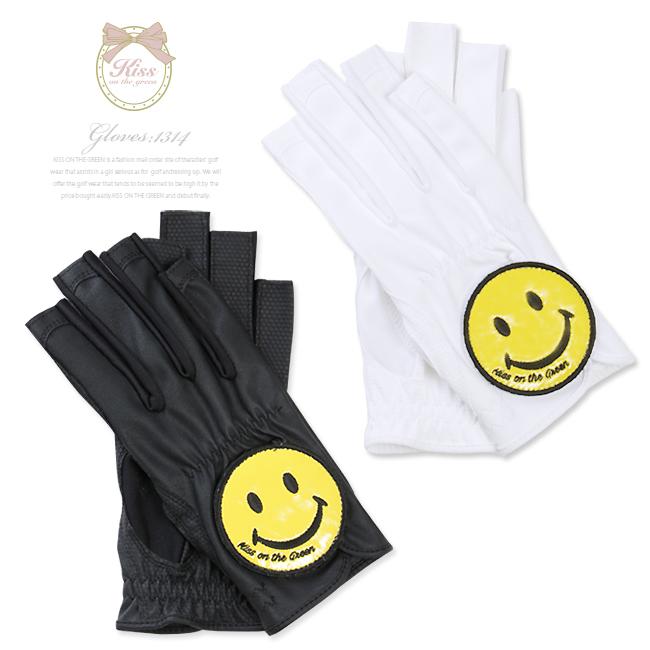 スマイルグローブ 両手 指先開き ゴルフ ウェア レディース 女性用 Sサイズ 1314 キスオンザグリーン 通販 Yahoo ショッピング