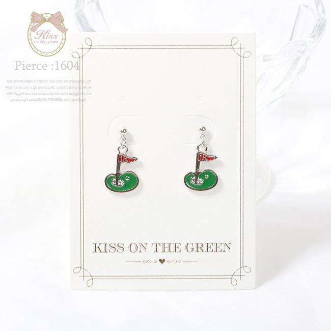 KISS ON THE GREEN（キスオンザグリーン） ゴルフフラッグモチーフ