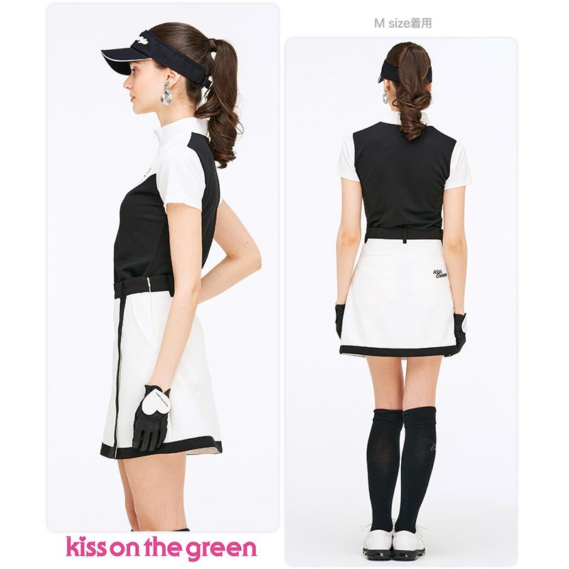 KISS ON THE GREEN ゴルフウェア レディース スカート 丈長め KISS ON THE GREEN ゴルフウェア レディース スカート 丈長め