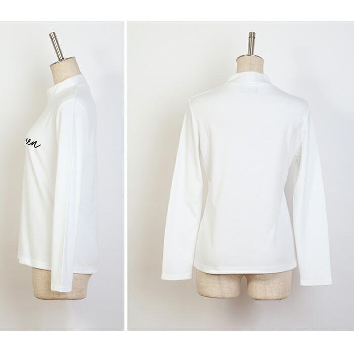 KISS GREEN ホワイト長袖トップス KISS ON THE GREEN ゴルフウェア レディース キスオンザグリーン