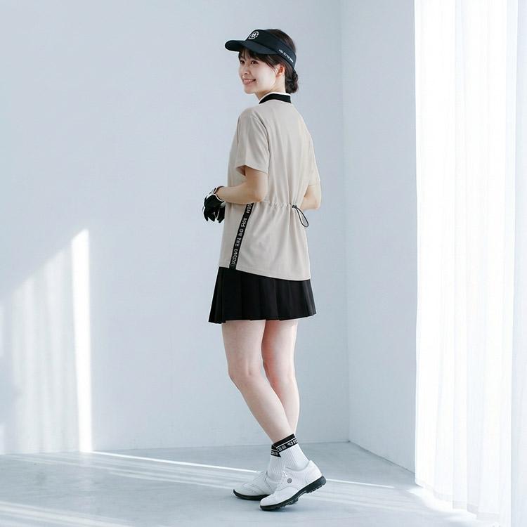 今季新作セール30％OFF】ゴルフウェア レディース ワッフル素材 モック