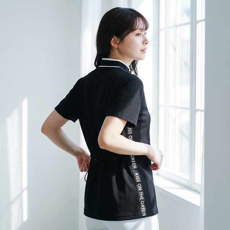 今季新作セール20％OFF】ゴルフウェア レディース ワッフル素材 モック