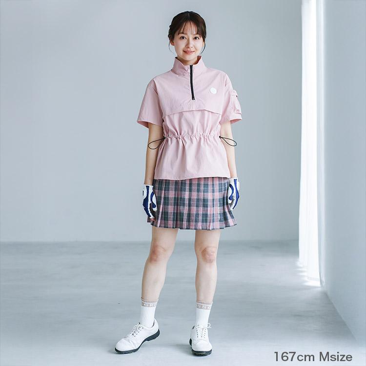 ゴルフウェア レディース スカート チェック柄 プリーツスカート