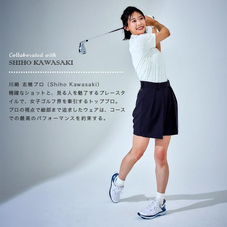 川崎志穂プロ コラボ ゴルフウェア レディース ショートパンツ