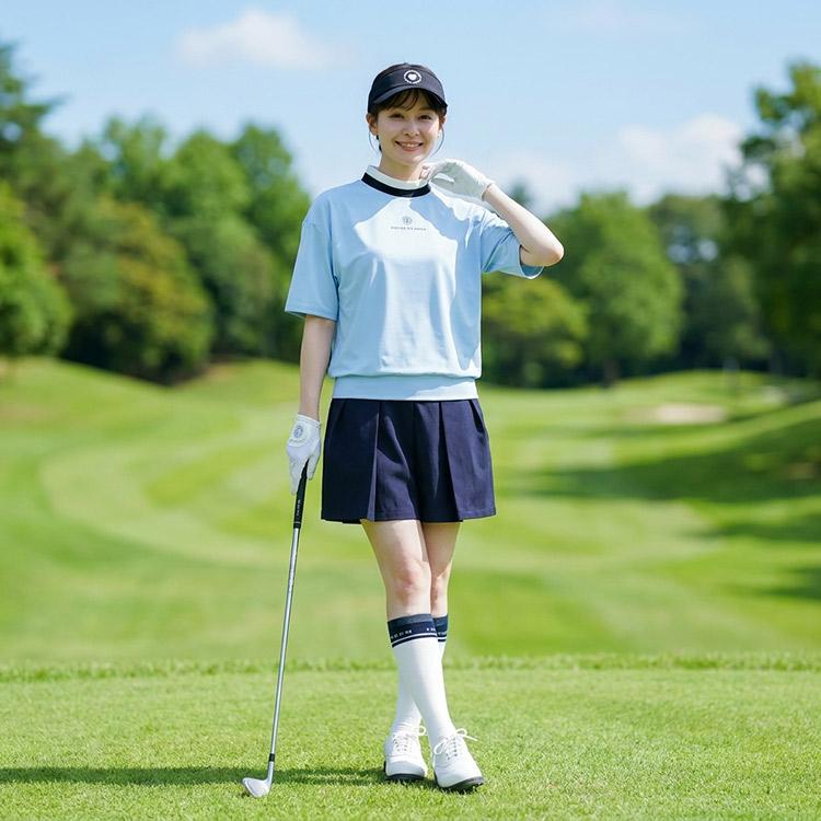 川崎志穂プロ コラボ ゴルフウェア レディース ショートパンツ