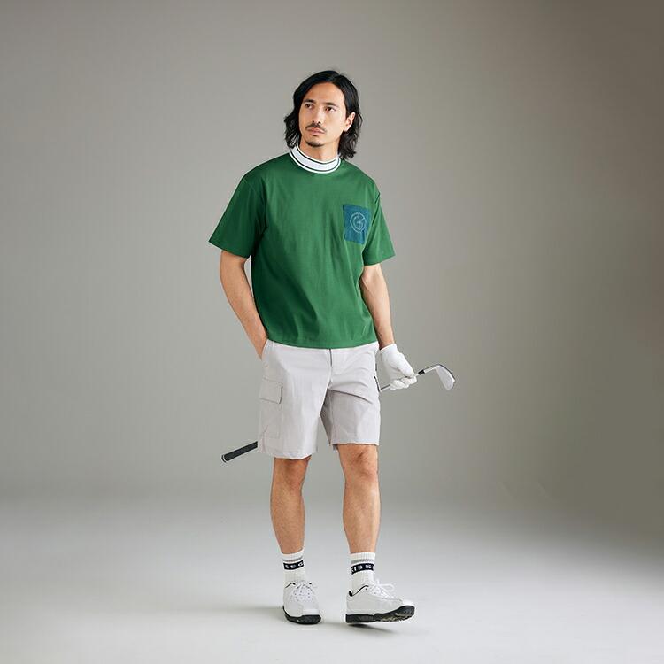 今季新作セール45％OFF】ゴルフウェア メンズ メッシュポケットモック