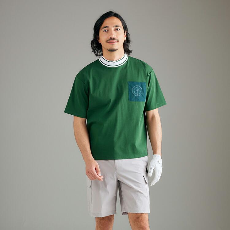 【UNBIND】ゴルフウェア メッシュトップス モックネック 今季新作セール45％OFF】ゴルフウェア メンズ メッシュポケットモック