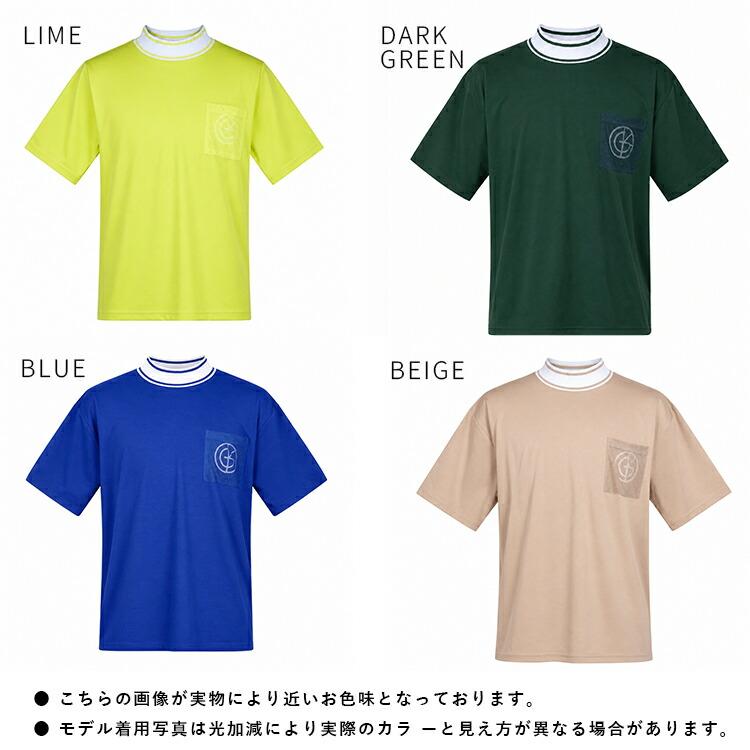 今季新作セール45％OFF】ゴルフウェア メンズ メッシュポケットモック