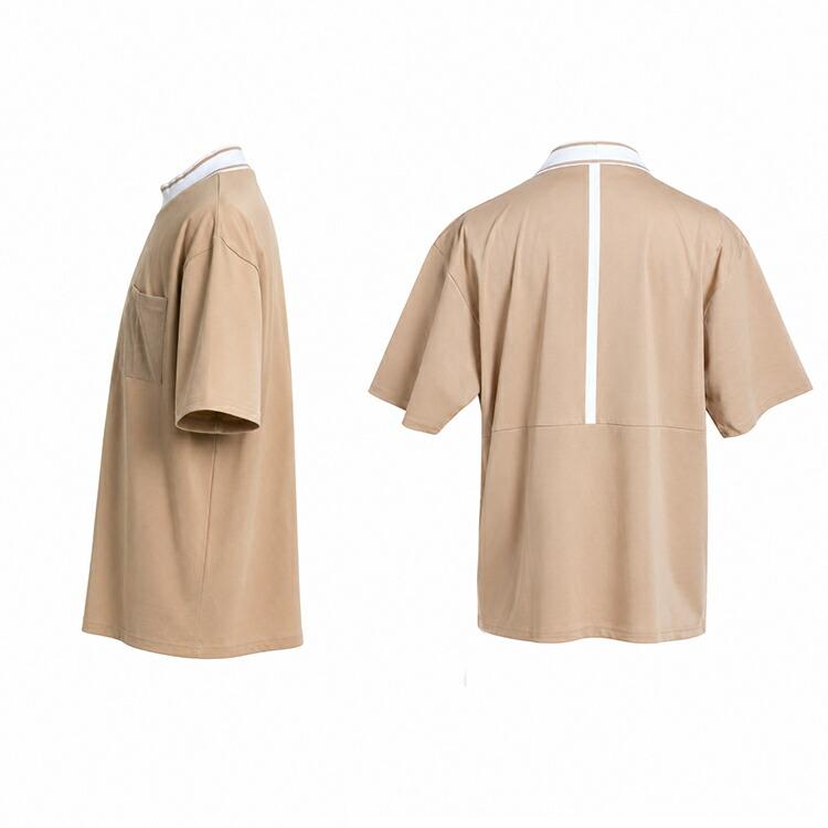 今季新作セール45％OFF】ゴルフウェア メンズ メッシュポケットモック