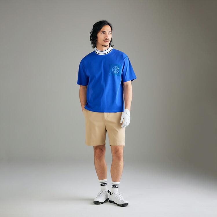 今季新作セール45％OFF】ゴルフウェア メンズ メッシュポケットモック