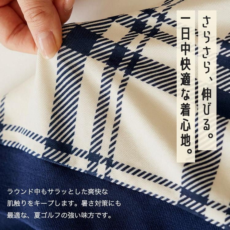 新作/送料無料】ゴルフウェア レディース モックネック 半袖 トップス
