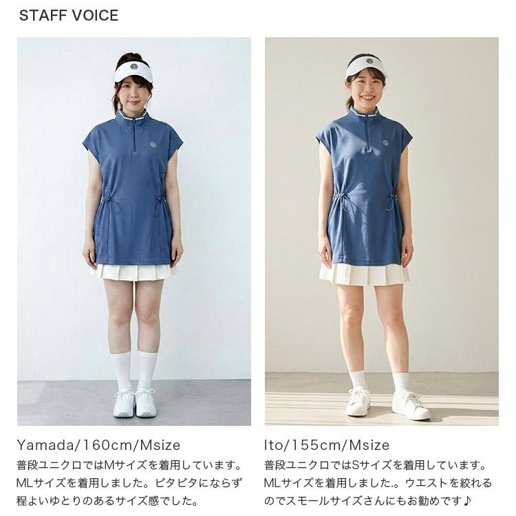 新作/送料無料】ゴルフウェア レディース トップス ハーフジップ