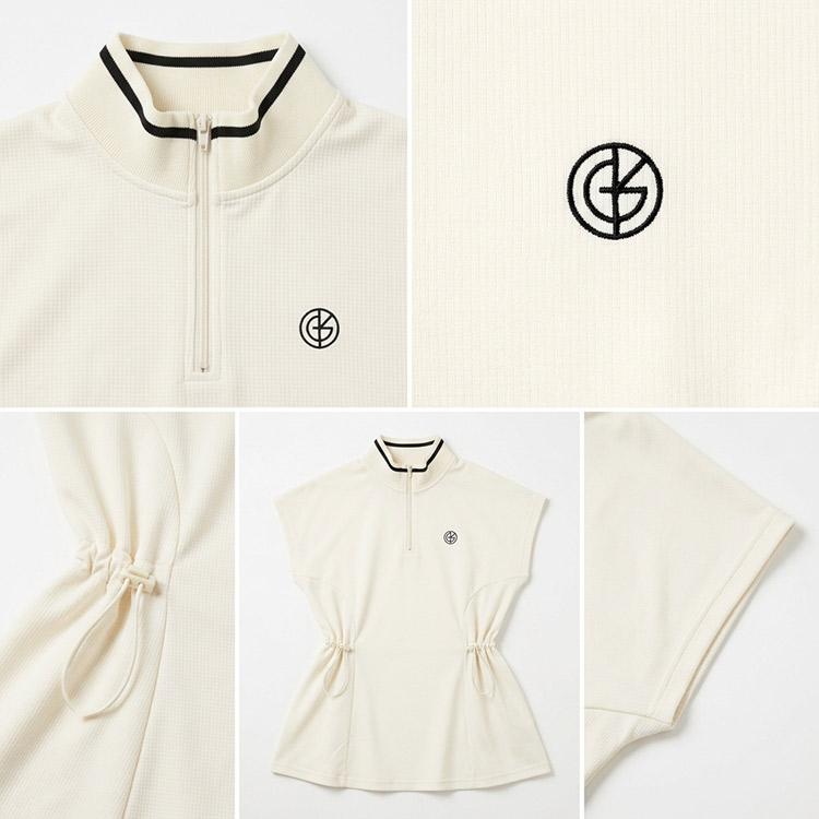 今季新作セール20％OFF】ゴルフウェア レディース トップス ハーフ