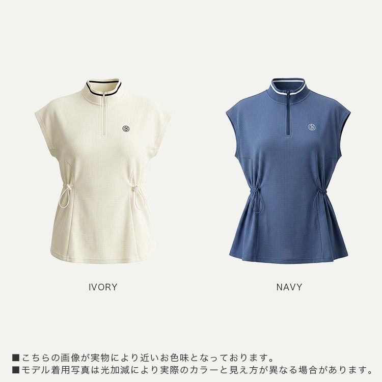 新作/送料無料】ゴルフウェア レディース トップス ハーフジップ
