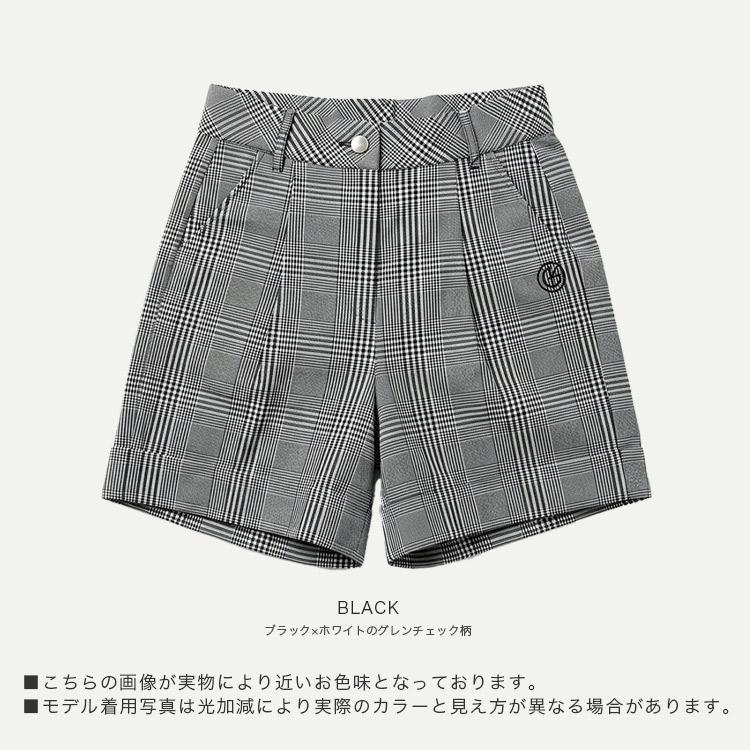 ゴルフウェア レディース パンツ 驚きの縦ストレッチ！ グレンチェック