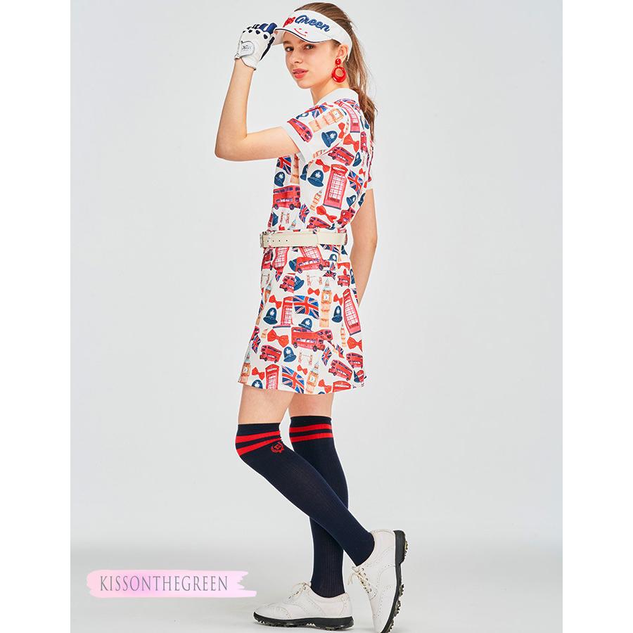 ニーハイソックス 日本製 ライン入りリブニーハイソックス ゴルフウェア レディース 靴下 ライン ソックス ニーハイソックス オフ 白 ブラック 黒 グレー 9173 キスオンザグリーン 通販 Yahoo ショッピング