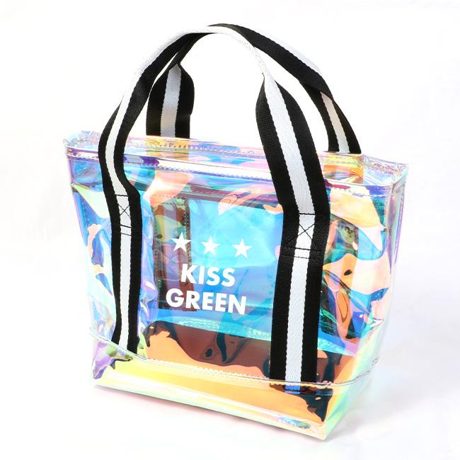 PGMスケルトンオーロラ・キャディーバッグスラウンド未使用品値下げ中 KISS ON THE GREEN（キスオンザグリーン） オーロラスケルトンラウンド