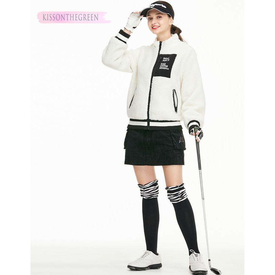 G/FORE ポンポン付きキャップ　ニーハイソックス　　2点セット KISS ON THE GREEN（キスオンザグリーン） ニーハイソックス / 太もも