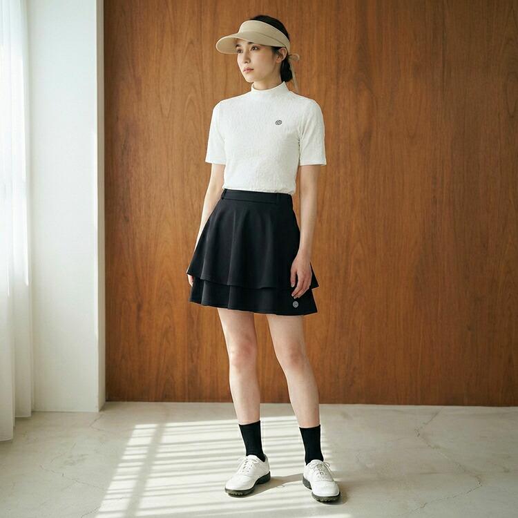 今季新作セール40％OFF】ゴルフウェア レディース スカート ティアード