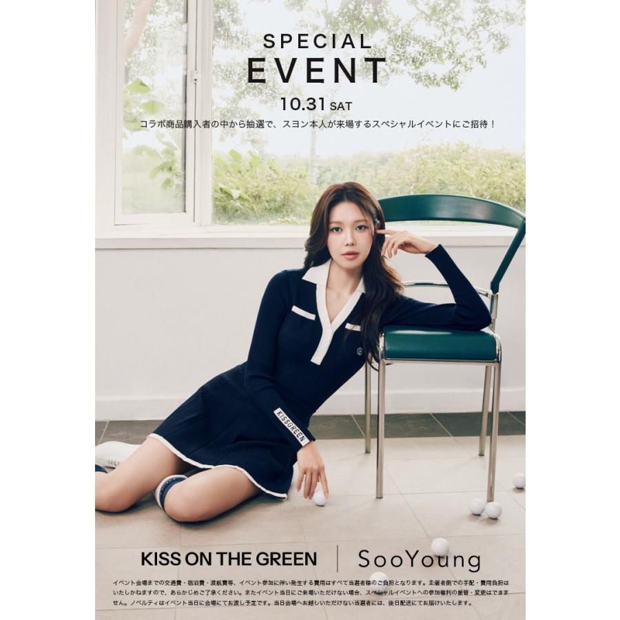 KISS ON THE GREEN | SOOYOUNGコラボ】ALine Pleated Knit Skirt