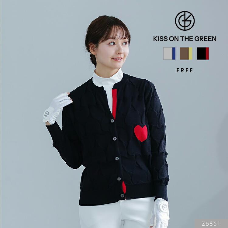 【美品】ディセンバーメイ カーディガン ユニセックス ゴルフウェア ウール混 KISS ON THE GREEN（キスオンザグリーン） 【今季新作セール45％OFF