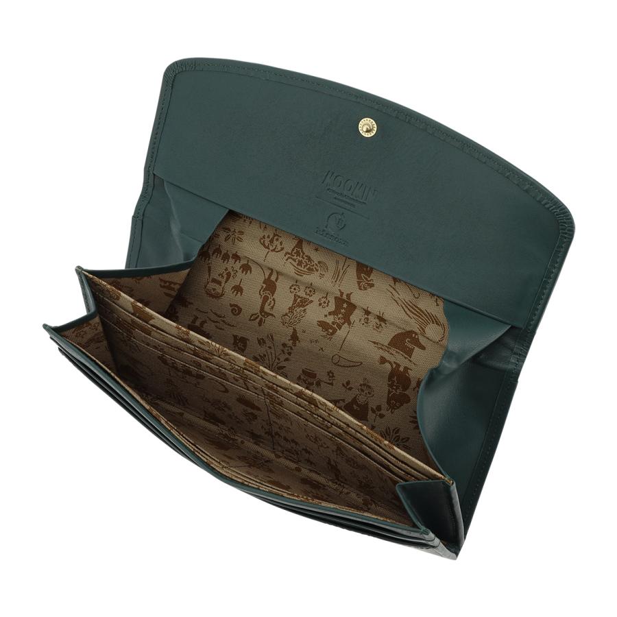 kissora キソラ ムーミン 長財布 本革 刺繍シリーズ レディース