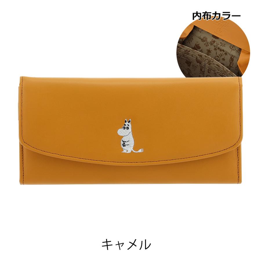 kissora キソラ ムーミン 長財布 本革 刺繍シリーズ レディース kissora キソラ ムーミン 長財布 本革 刺繍シリーズ レディース