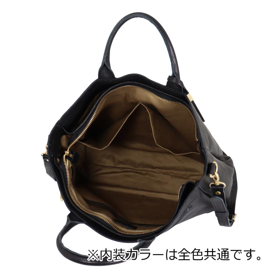 kissora（キソラ） ショルダーバッグ A4 大きめ 本革 レザー オリーブ